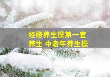 经络养生操第一套 养生 中老年养生操